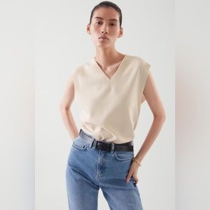 COS V-Neck Wool Vest